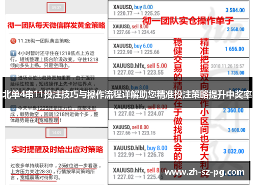 北单4串11投注技巧与操作流程详解助您精准投注策略提升中奖率